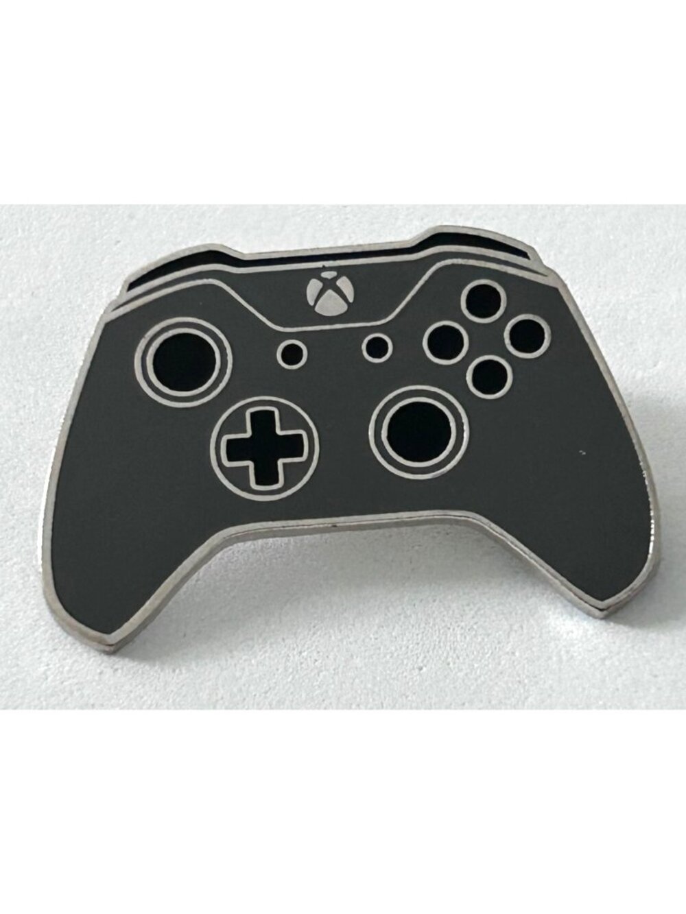 Xbox Controller Enamel Lapel Pin Tie Tack Black